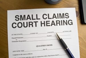 small claims court hearing